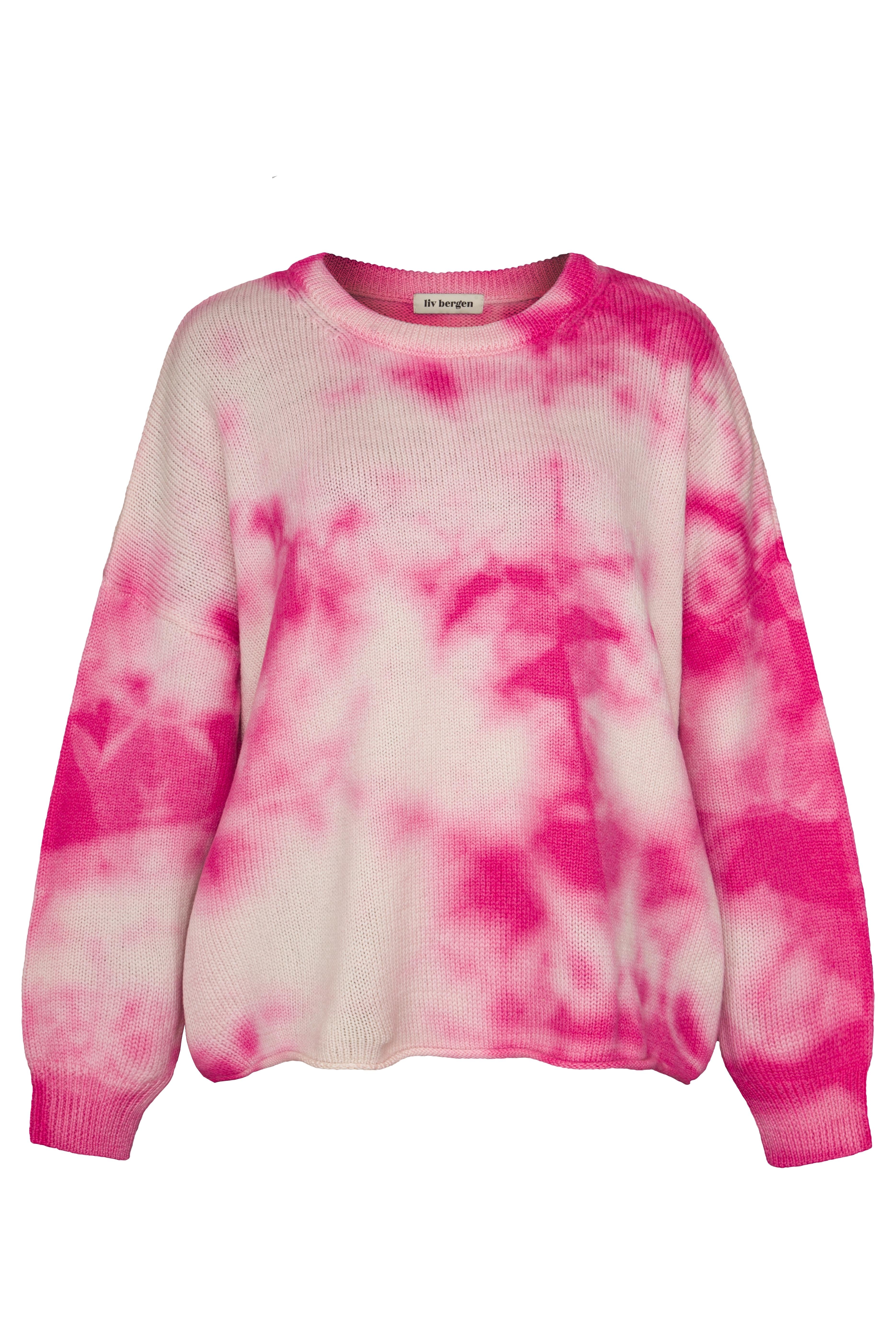 Liv Bergen Waterloo Spray Batik Strickpullover