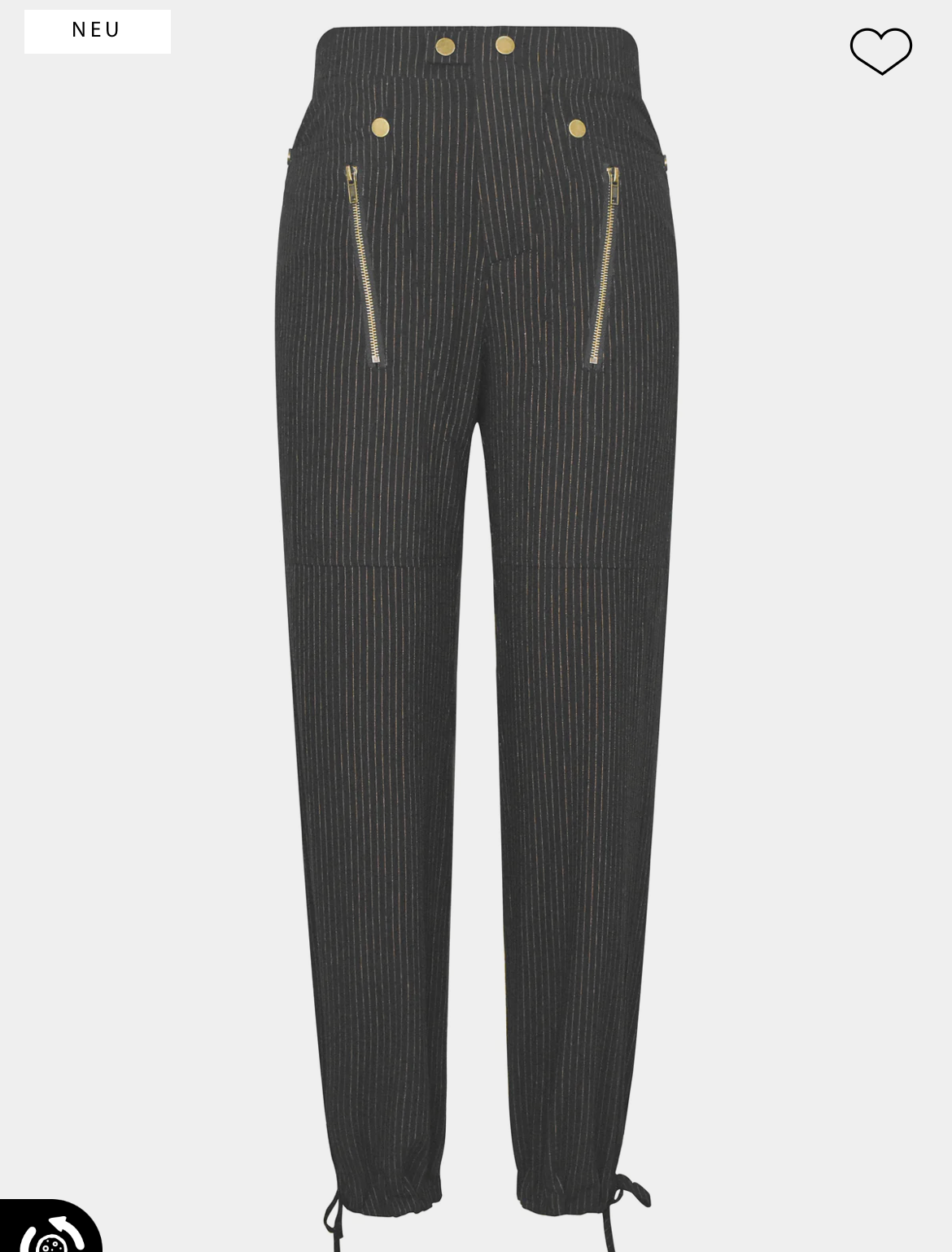 Nü Ricci Cargohose mit Nadelstreifen