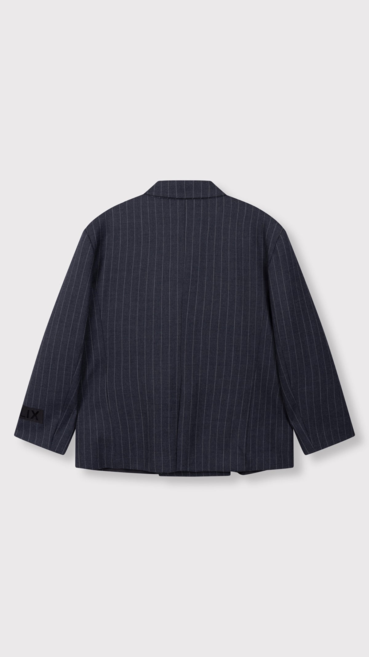 Alix The Label Big Stripe Oversized Blazer Grau