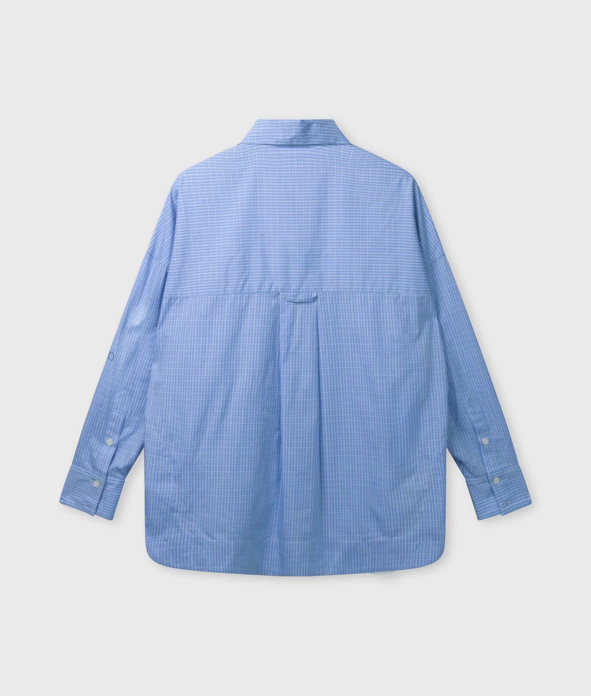 10 Days Karierte Hemdbluse blau