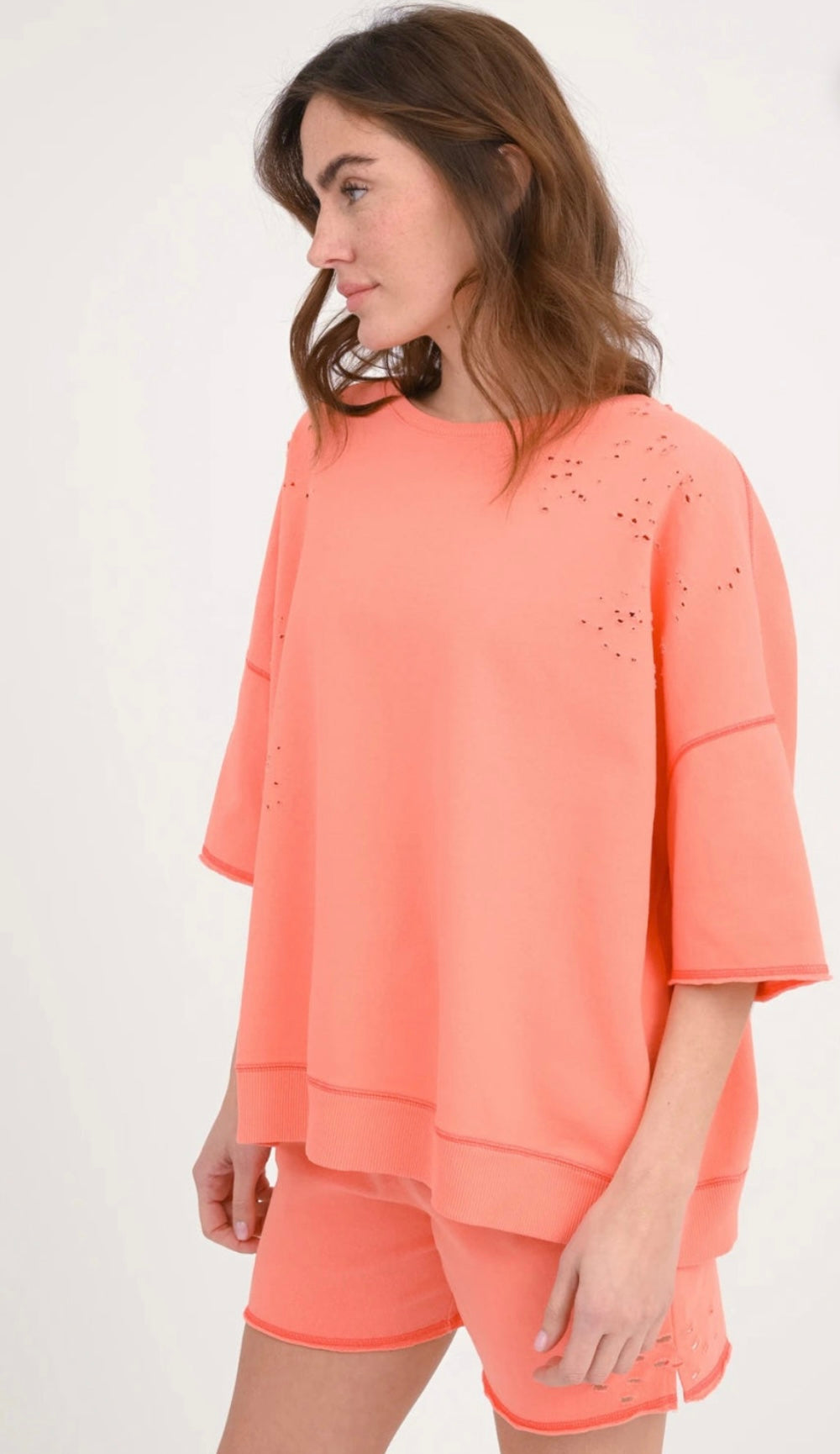 Love Joy Victory Sweatshirt Toppi Papaya