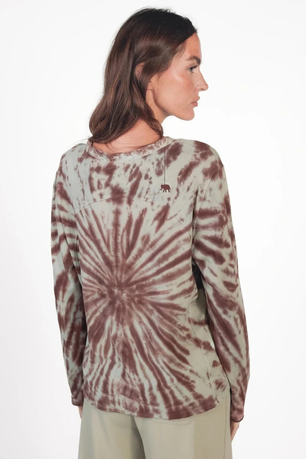 Love Joy Victory Batik Langarmshirt Maybell in pussywillow grey