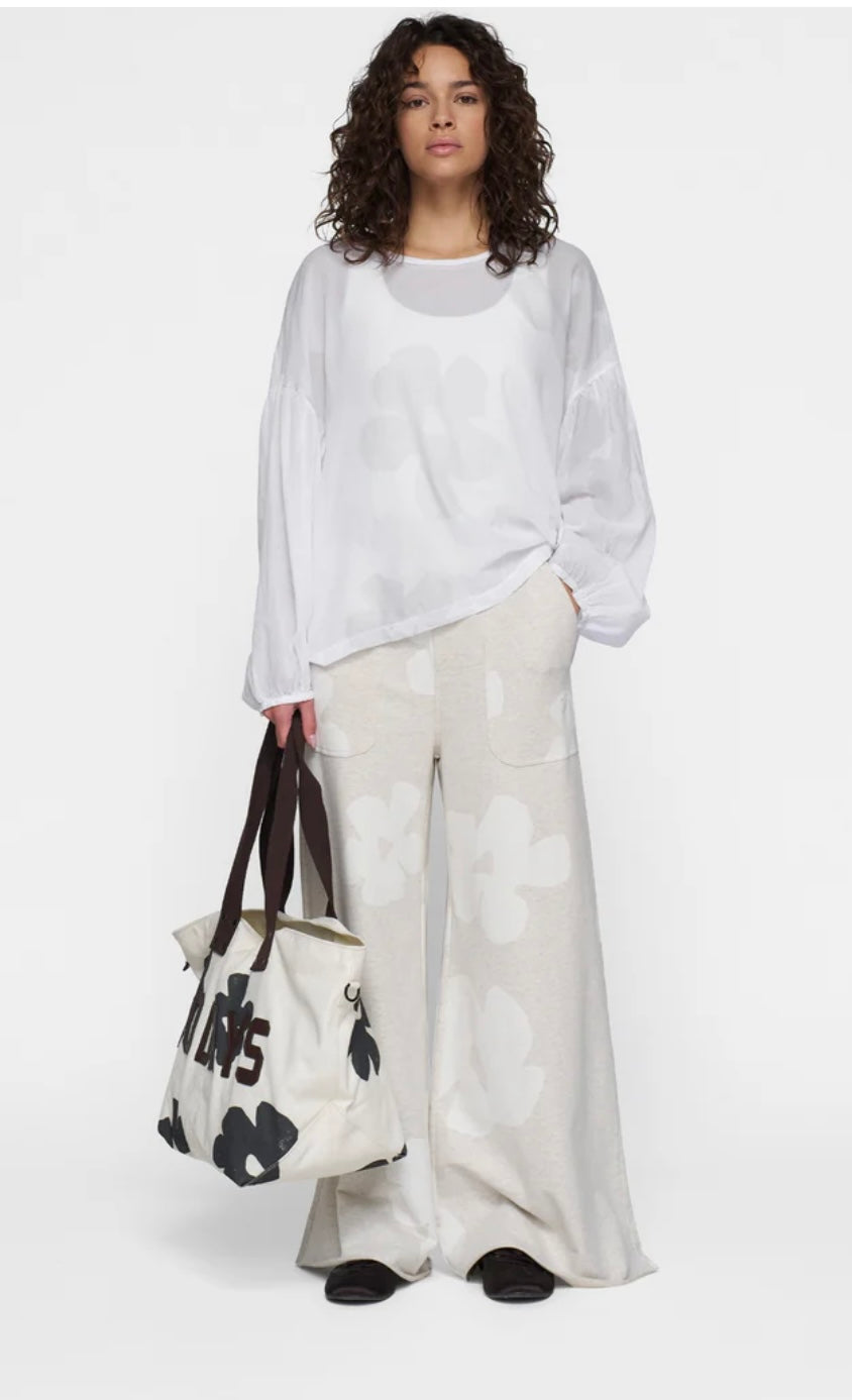 10 DAYS Ballon Sleeve Bluse Flower