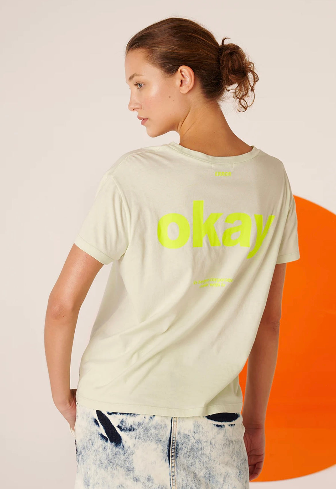 Liv Bergen Tshirt Okay in Dusty Meadow