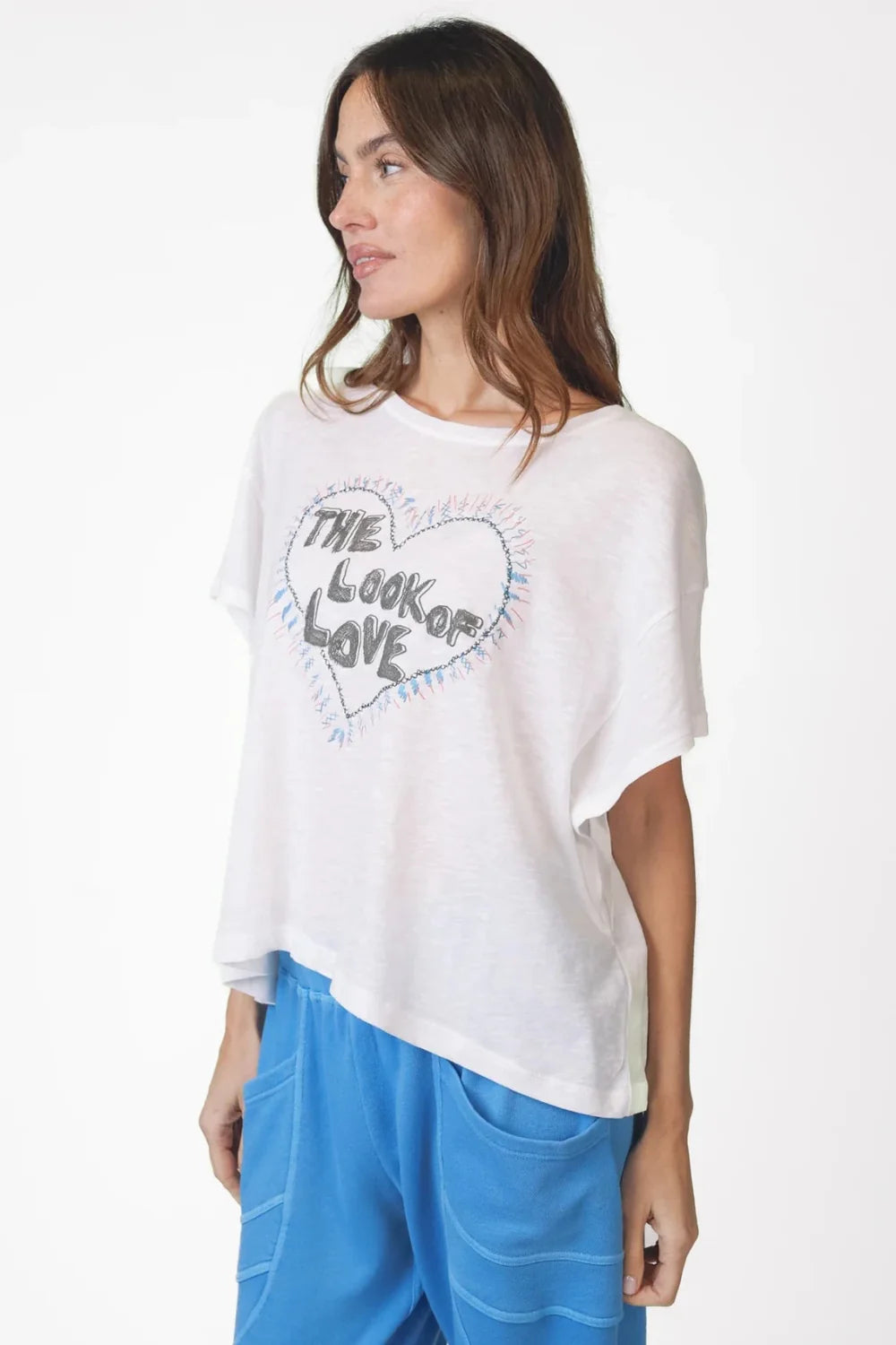 Love Joy Victory T-Shirt Skara mit Statement Druck