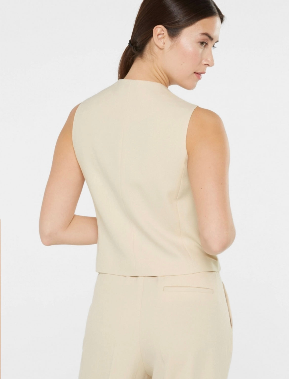 Anzug Weste Raw Cotton