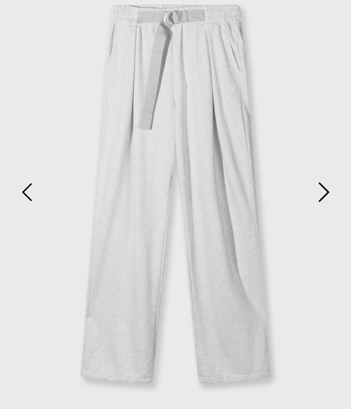 10 DAYS Belt Jogger White Grey Melee