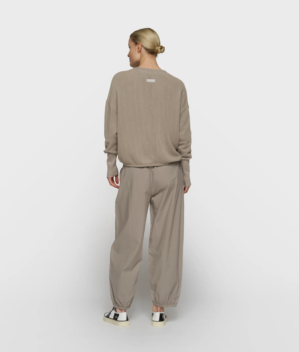 10 Days V-Neck Mesh Cardigan Farbe Fog