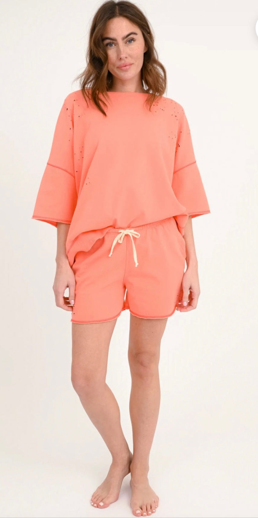 Love Joy Victory Sweatshirt Toppi Papaya