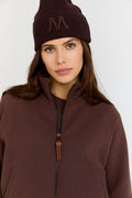 MSCW Moscow Beanie Strickmütze Farbe Pflaume