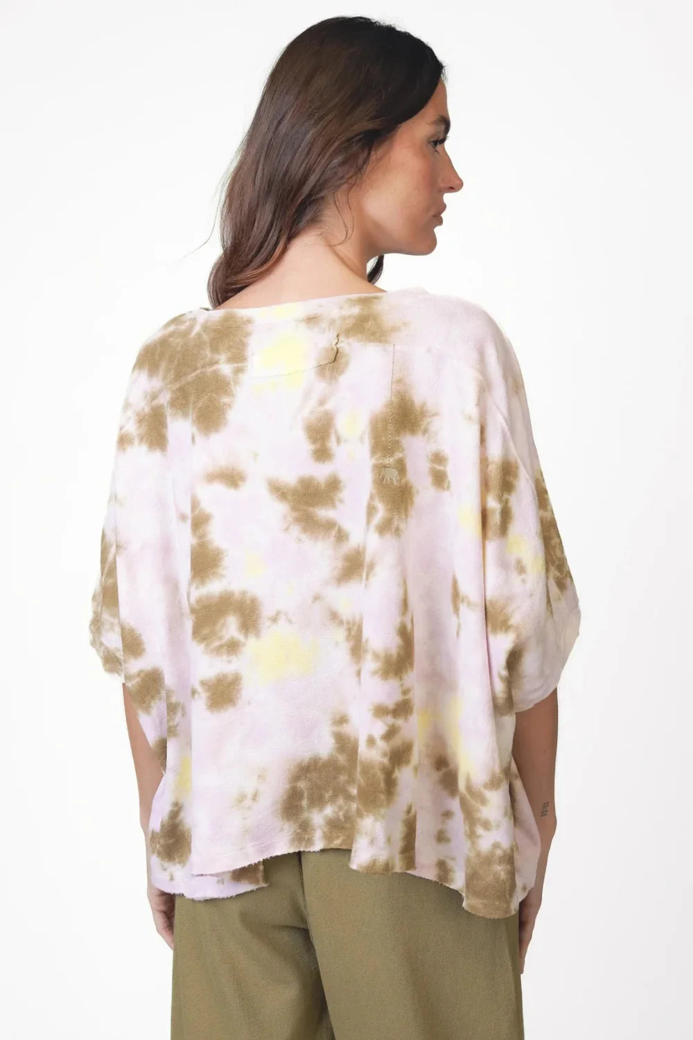 Love Joy Victory Cropped Sweatshirt Tie-Dye Driva Batik