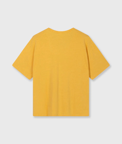 10 Days Deep Tee Cotton Linen T-Shirt Mango