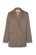 SENSES The Label Blazer FLO:RENCE mit Karo Muster und oversized Silhouette