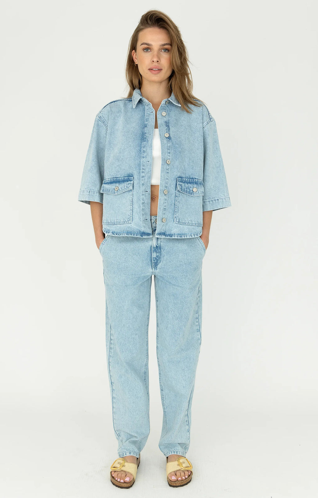 MSCW Moscow Jeans Bluse Bizarre