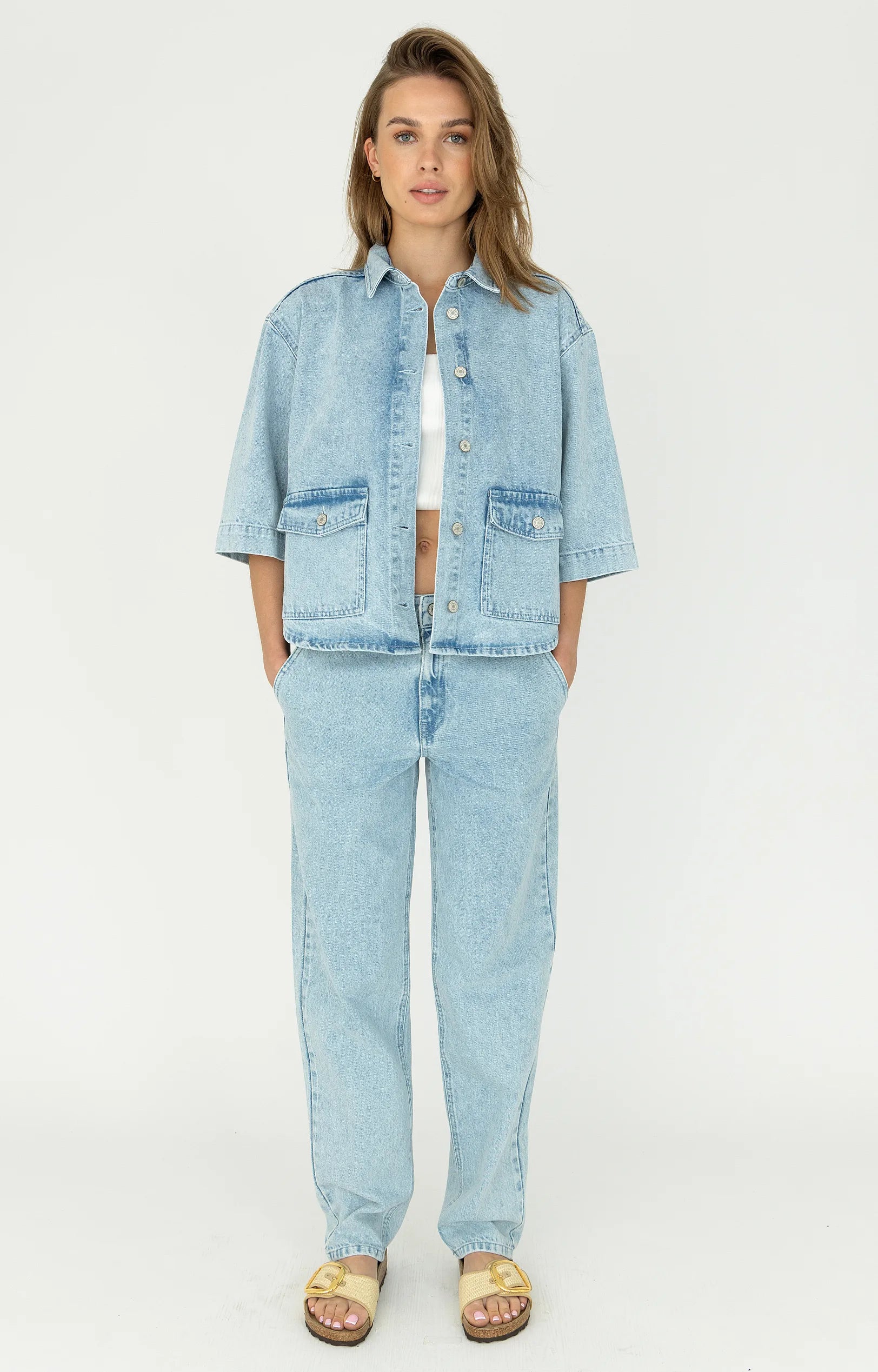 MSCW Moscow Jeans Bluse Bizarre