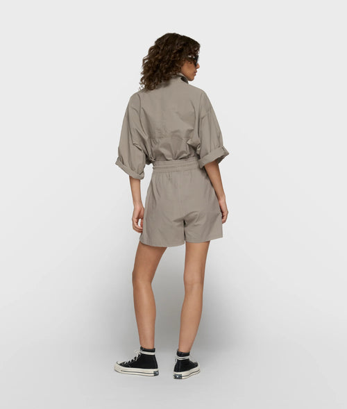 10 Days Crinkle Utility Shorts Farbe Fog