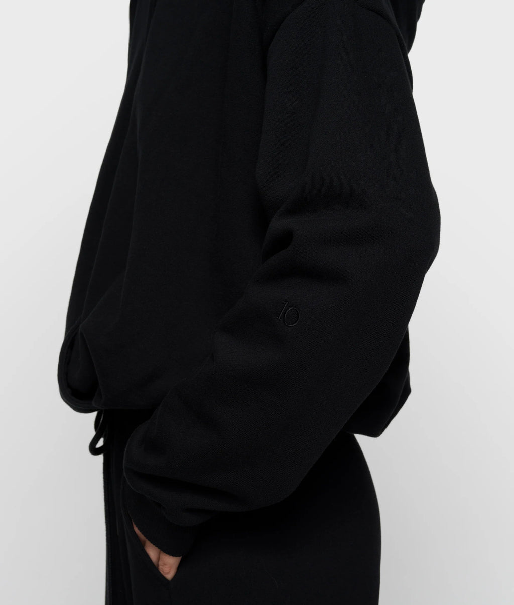 10 Days Ballon Wickel Hoodie schwarz