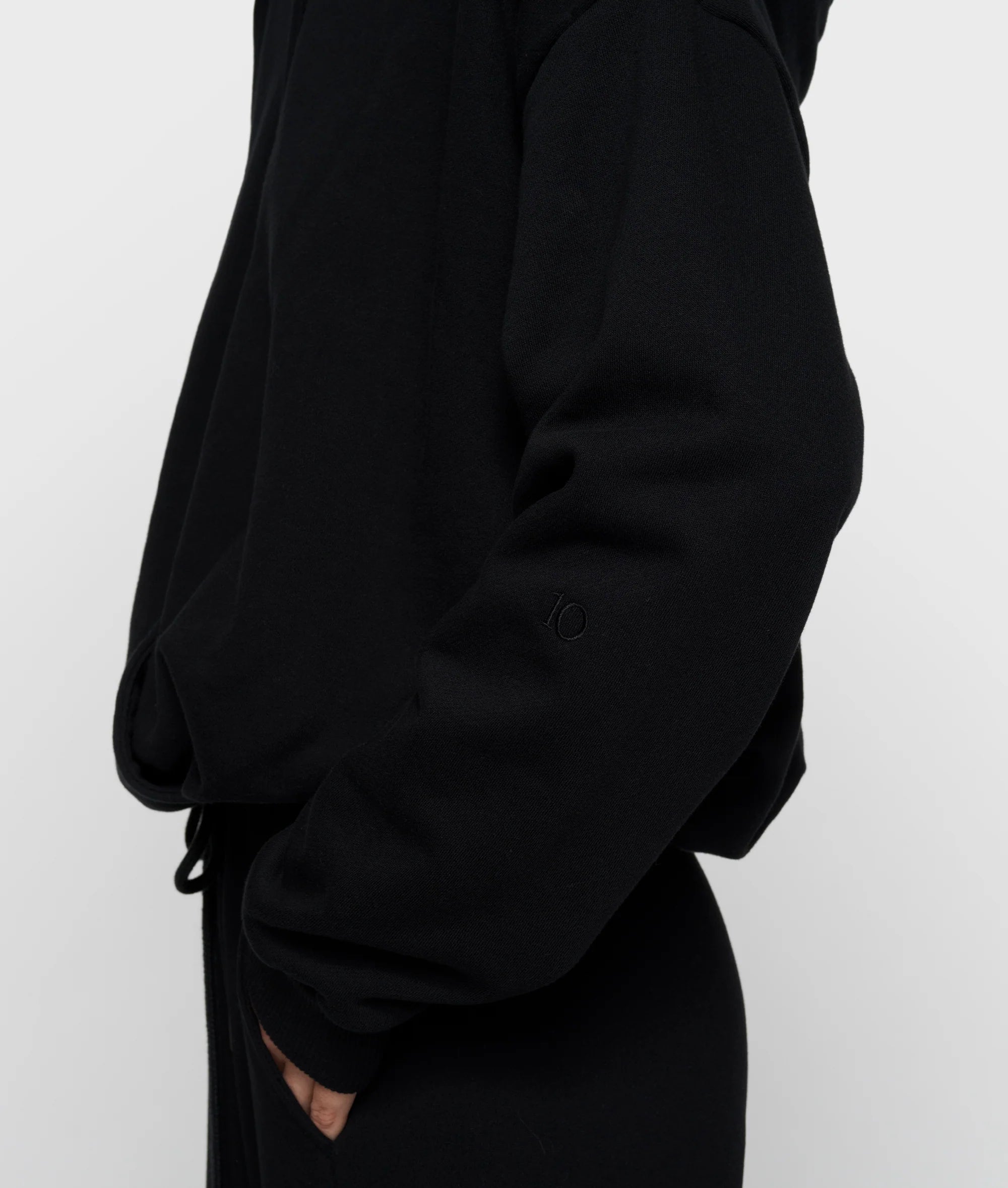 10 Days Ballon Wickel Hoodie schwarz