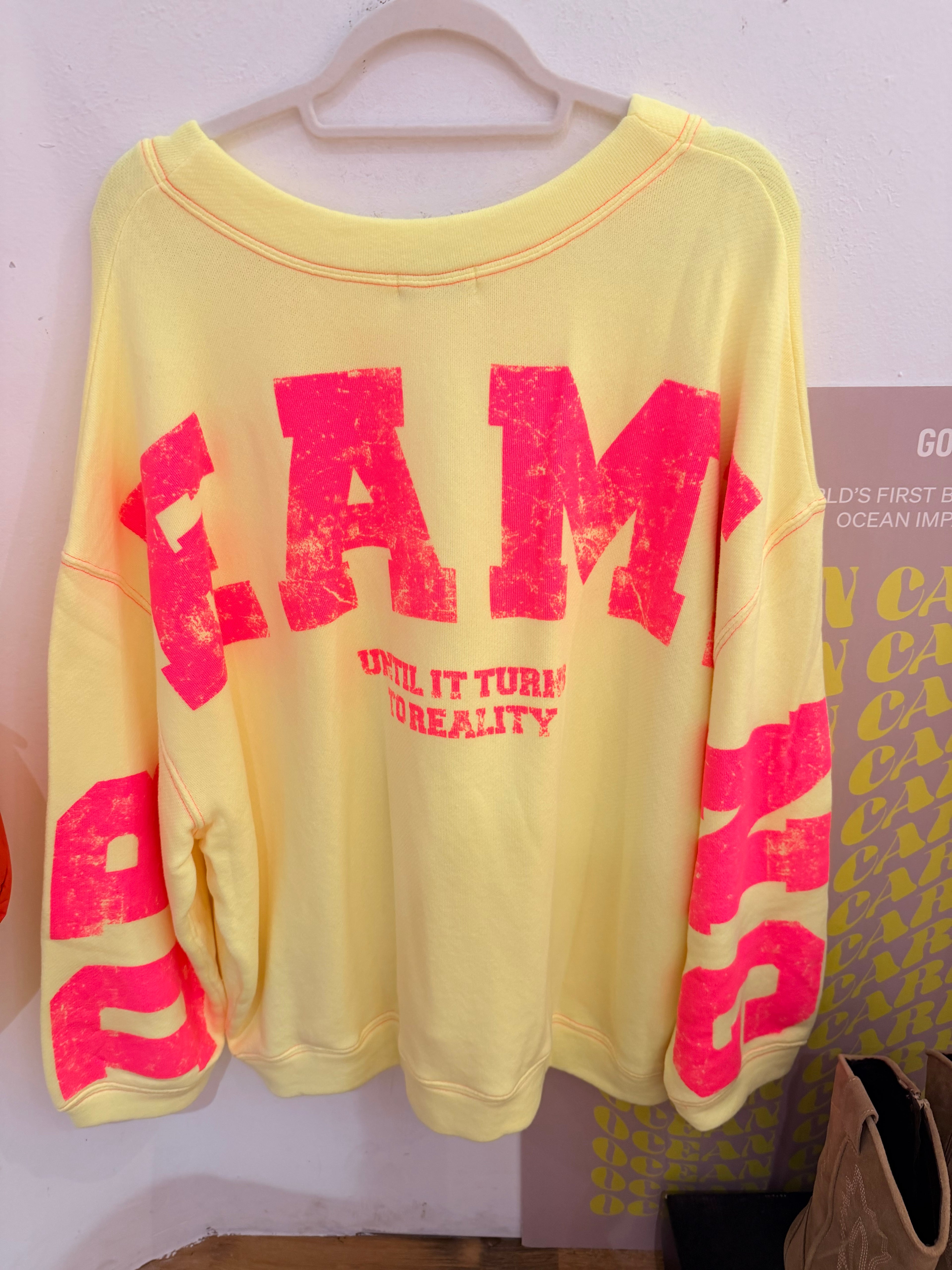 Liv Bergen Dreaming Sweater Neon Yellow