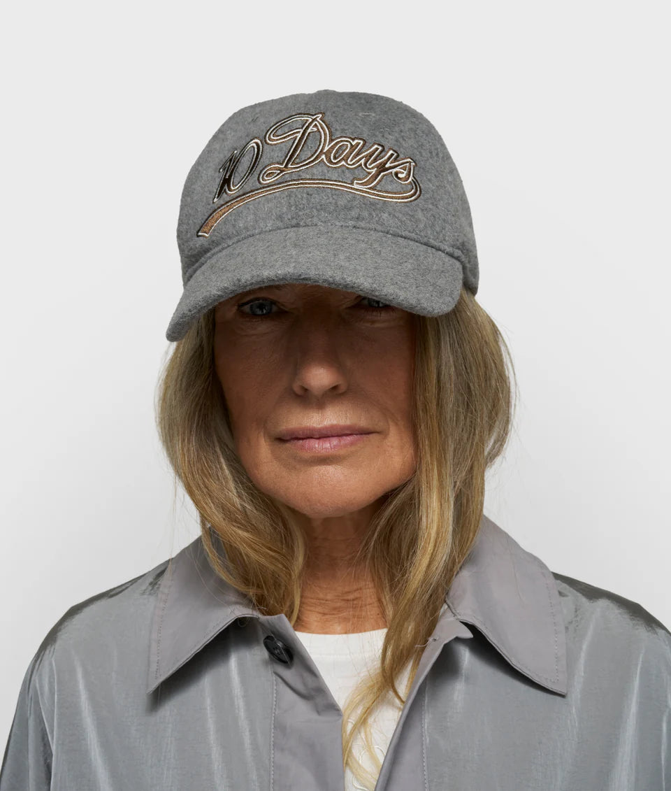10 Days Wool Cap grey melee ( grau)