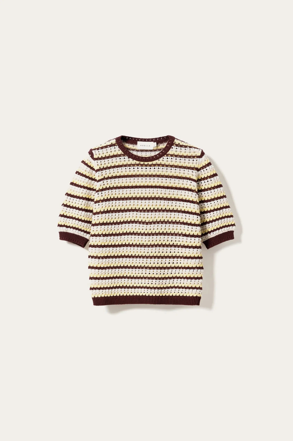 Noella N-Maylin Knit Dinah Brown Stripe