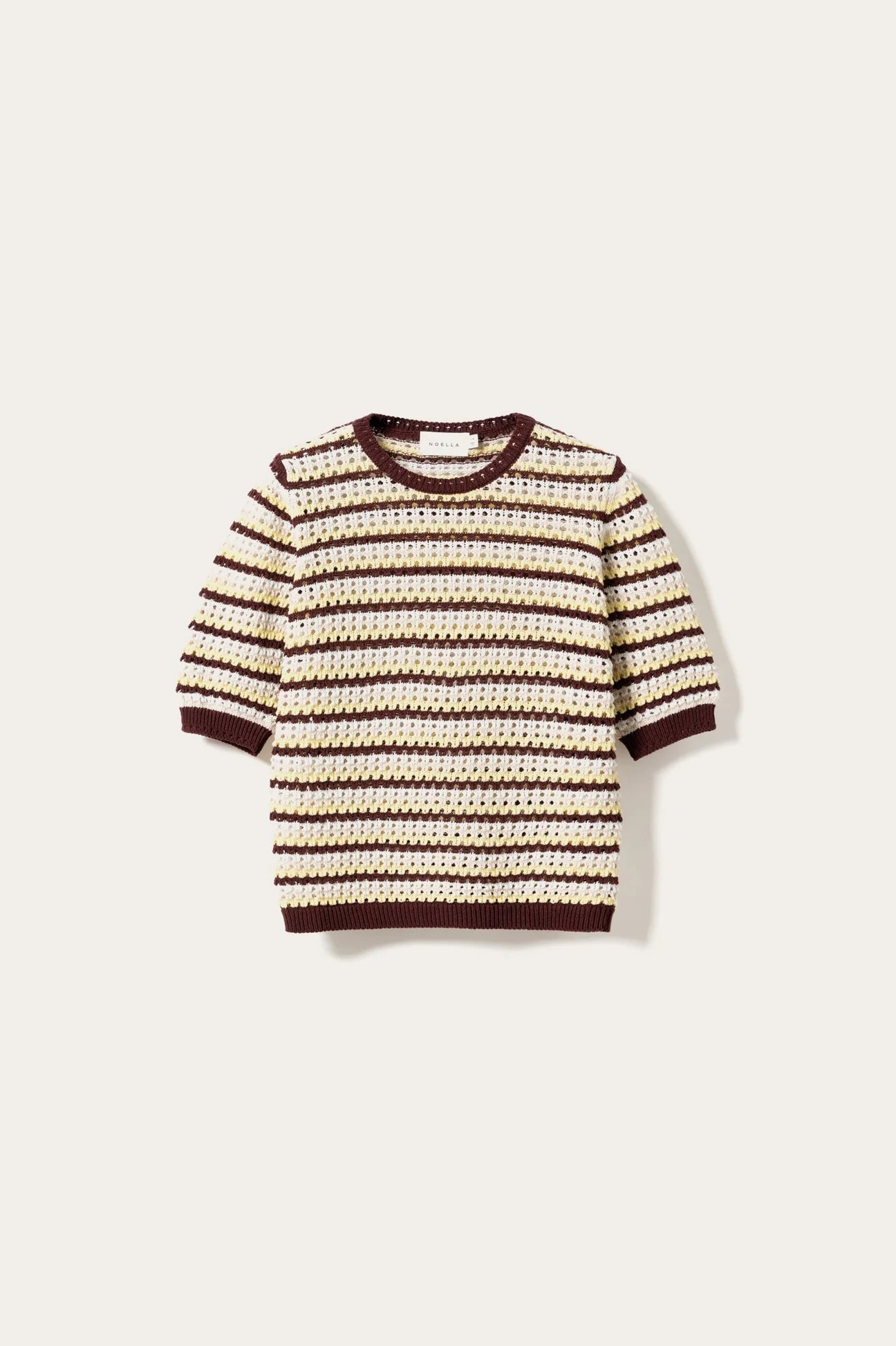 Noella N-Maylin Knit Dinah Brown Stripe