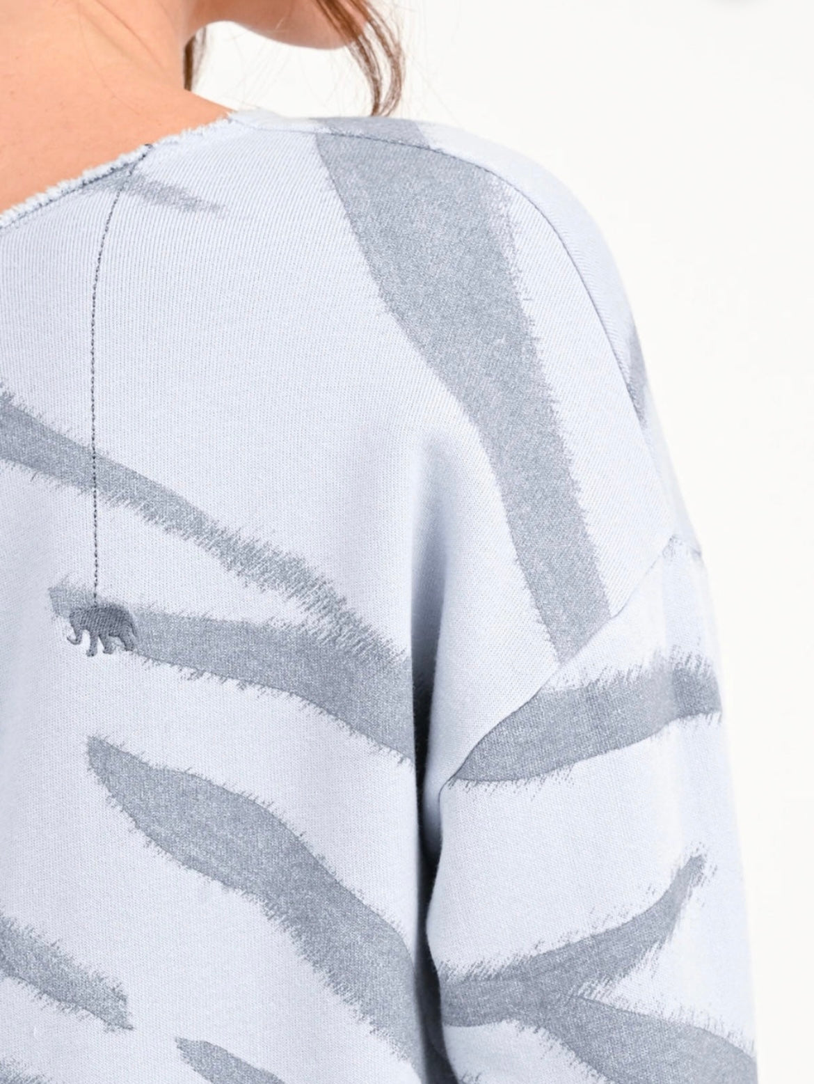 Bedrucktes Sweatshirt Gara Light Sky