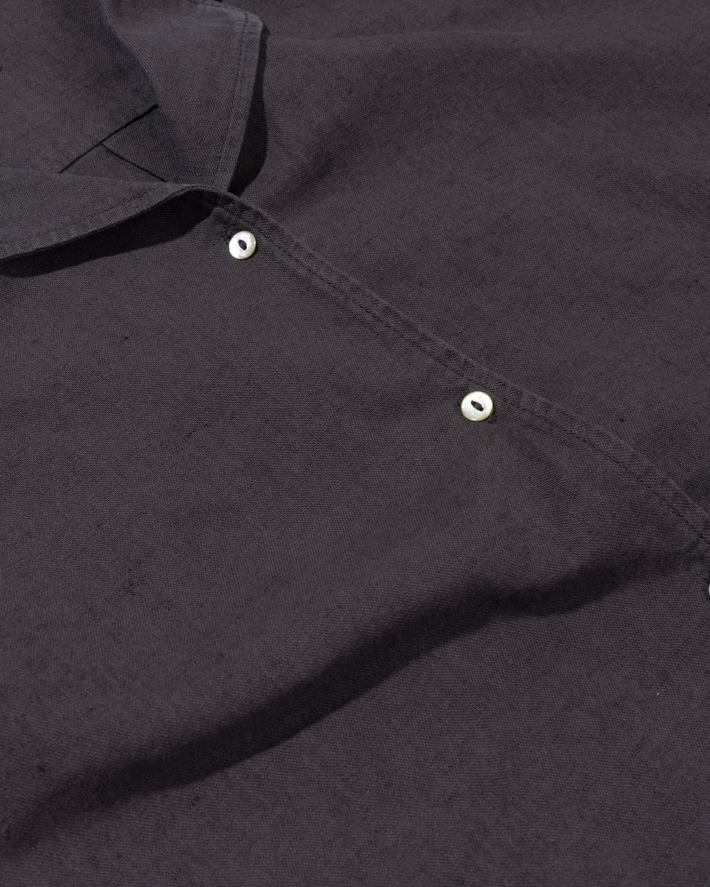 10 Days Cotton Linen Bluse Steel Blue