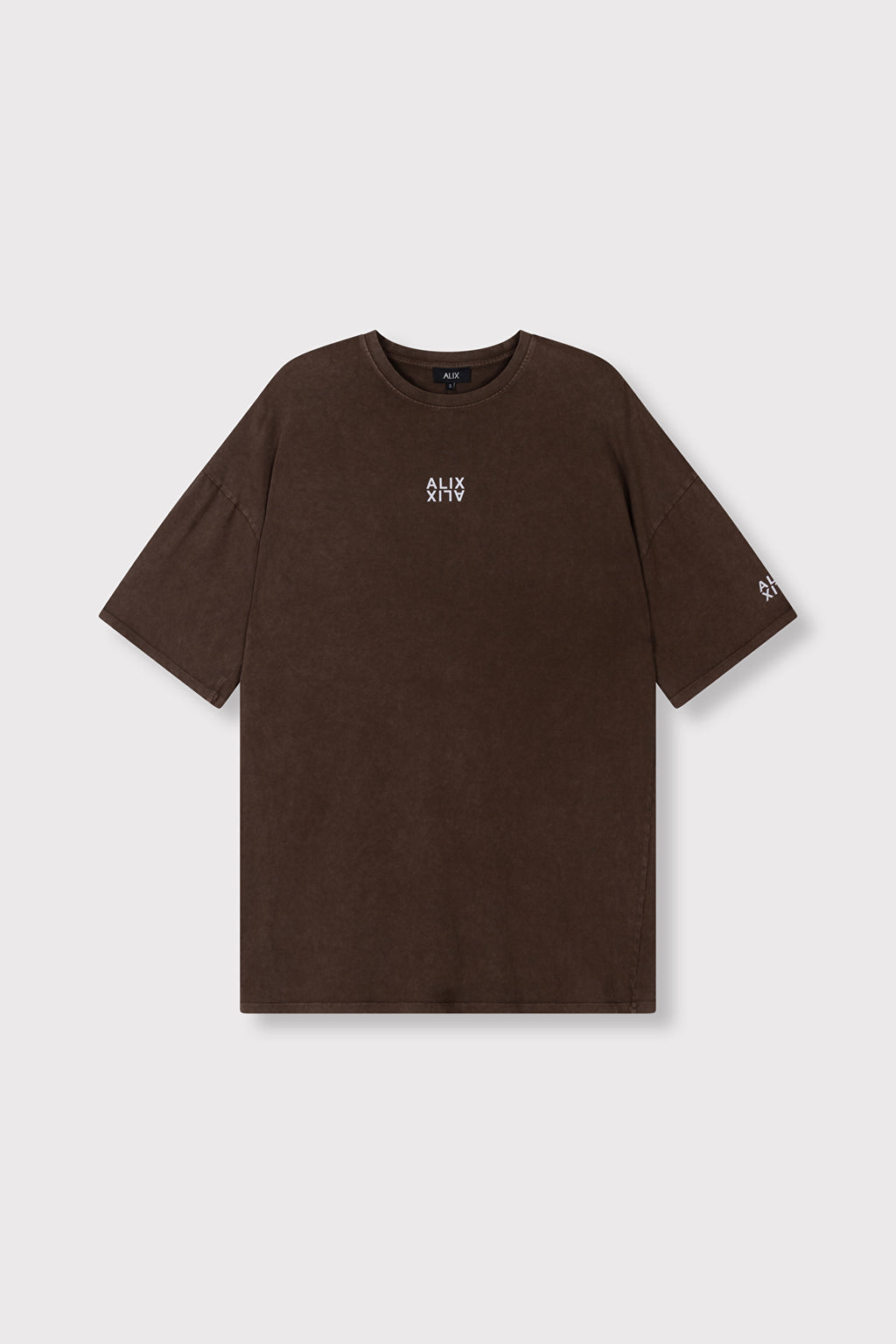 Alix The Label T-Shirt Kleid braun
