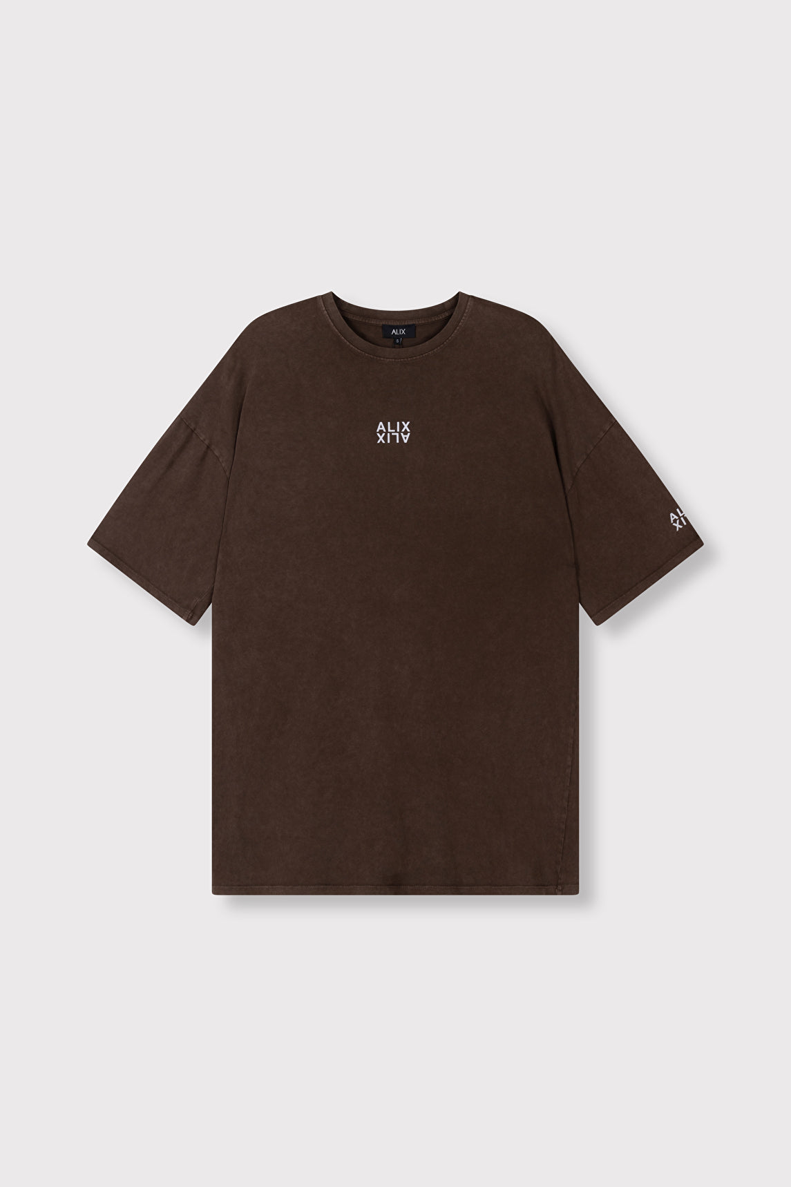 Alix The Label T-Shirt Kleid braun