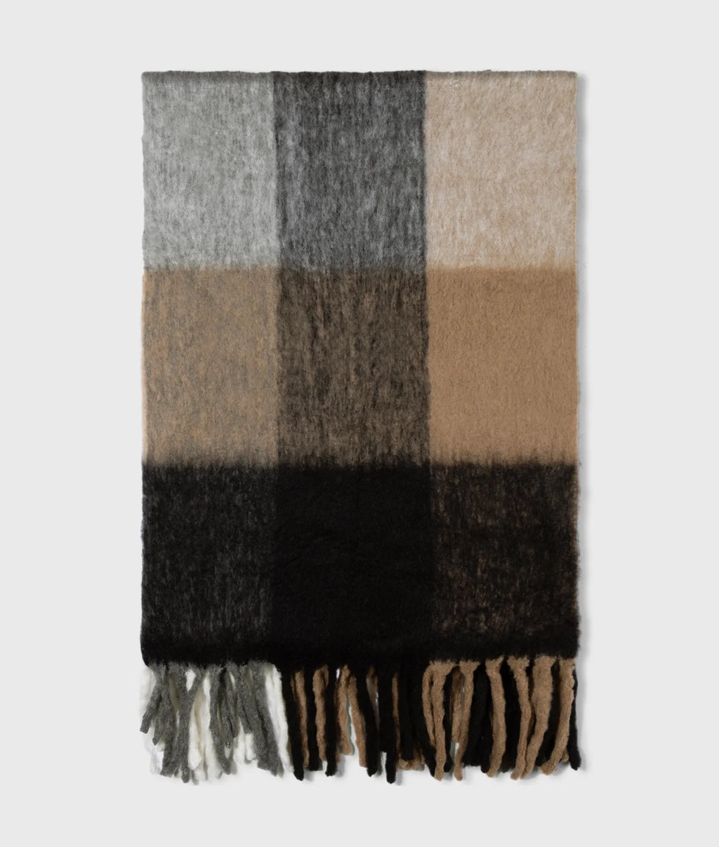 10 Days Plaid Wolldecke Soft Vanilla