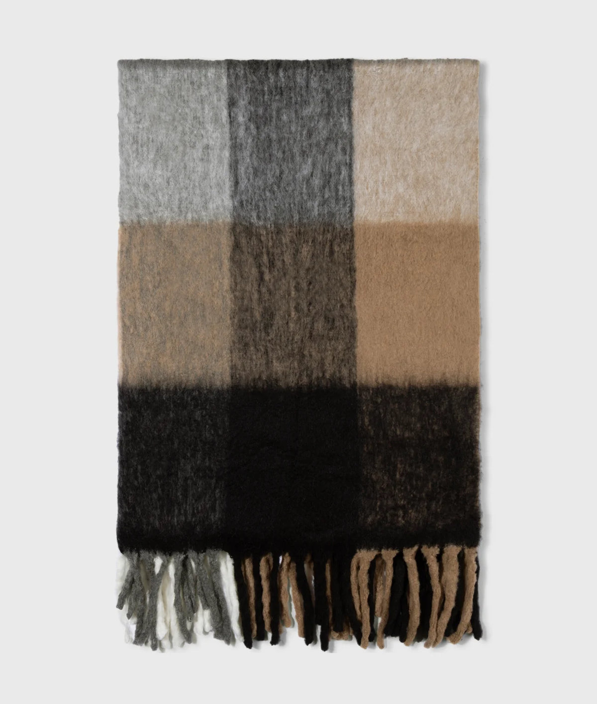 10 Days Plaid Wolldecke Soft Vanilla