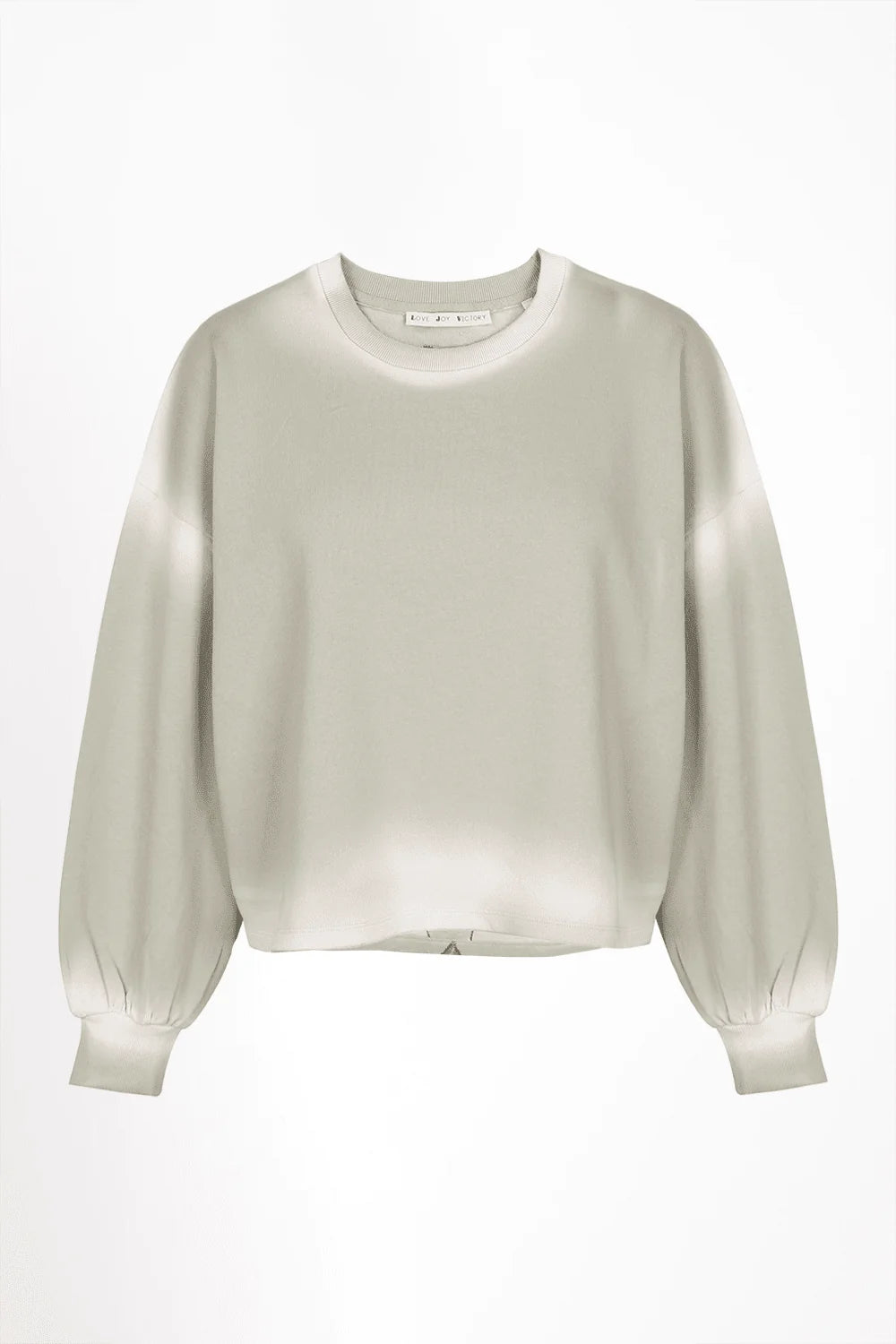 Love Joy Victory Bedrucktes Sweatshirt Tari in pussywillow Grey
