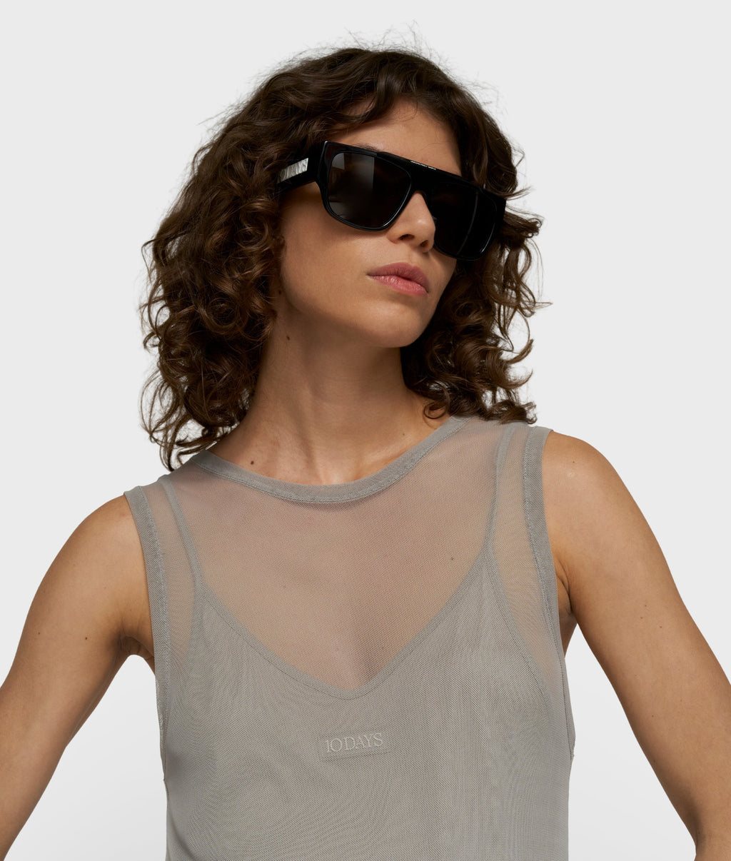 10 Days Mesh Dress Fog