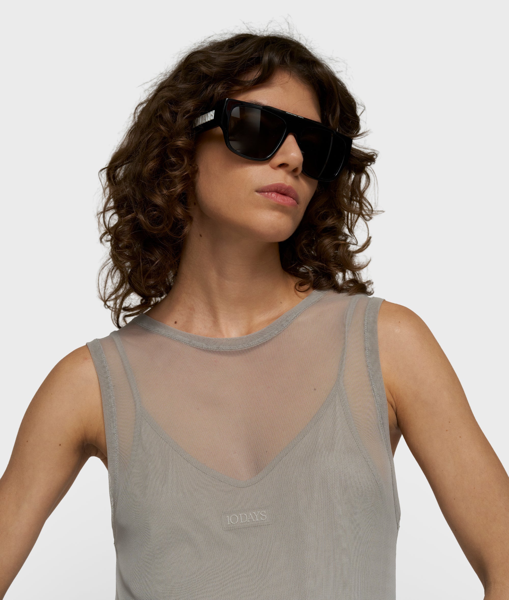 10 Days Mesh Dress Fog