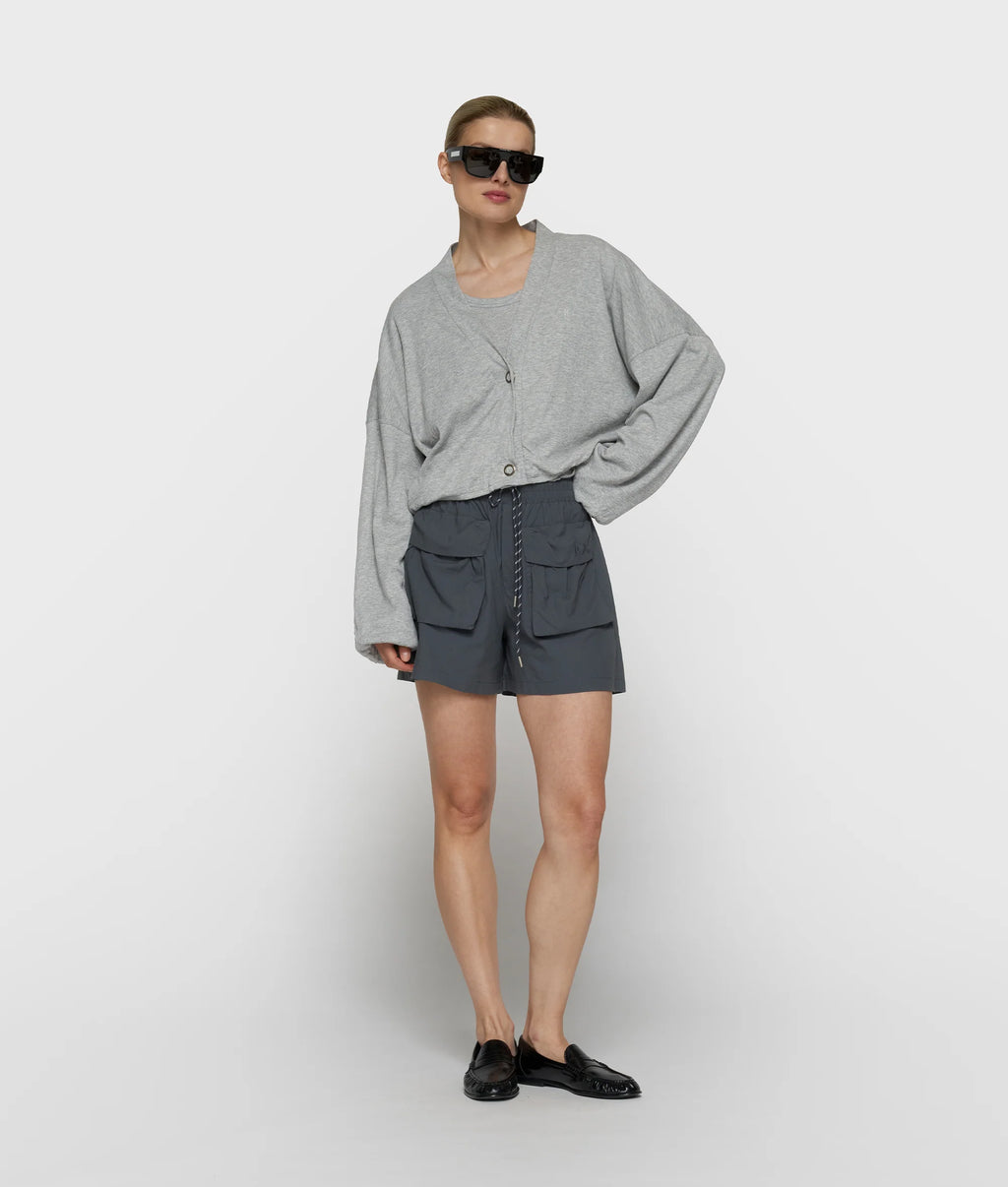 10 Days Soft Rib Cardigan Farbe Light Grey
