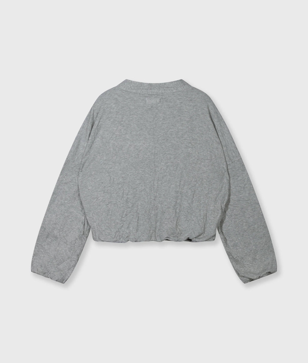 10 Days Soft Rib Cardigan Farbe Light Grey