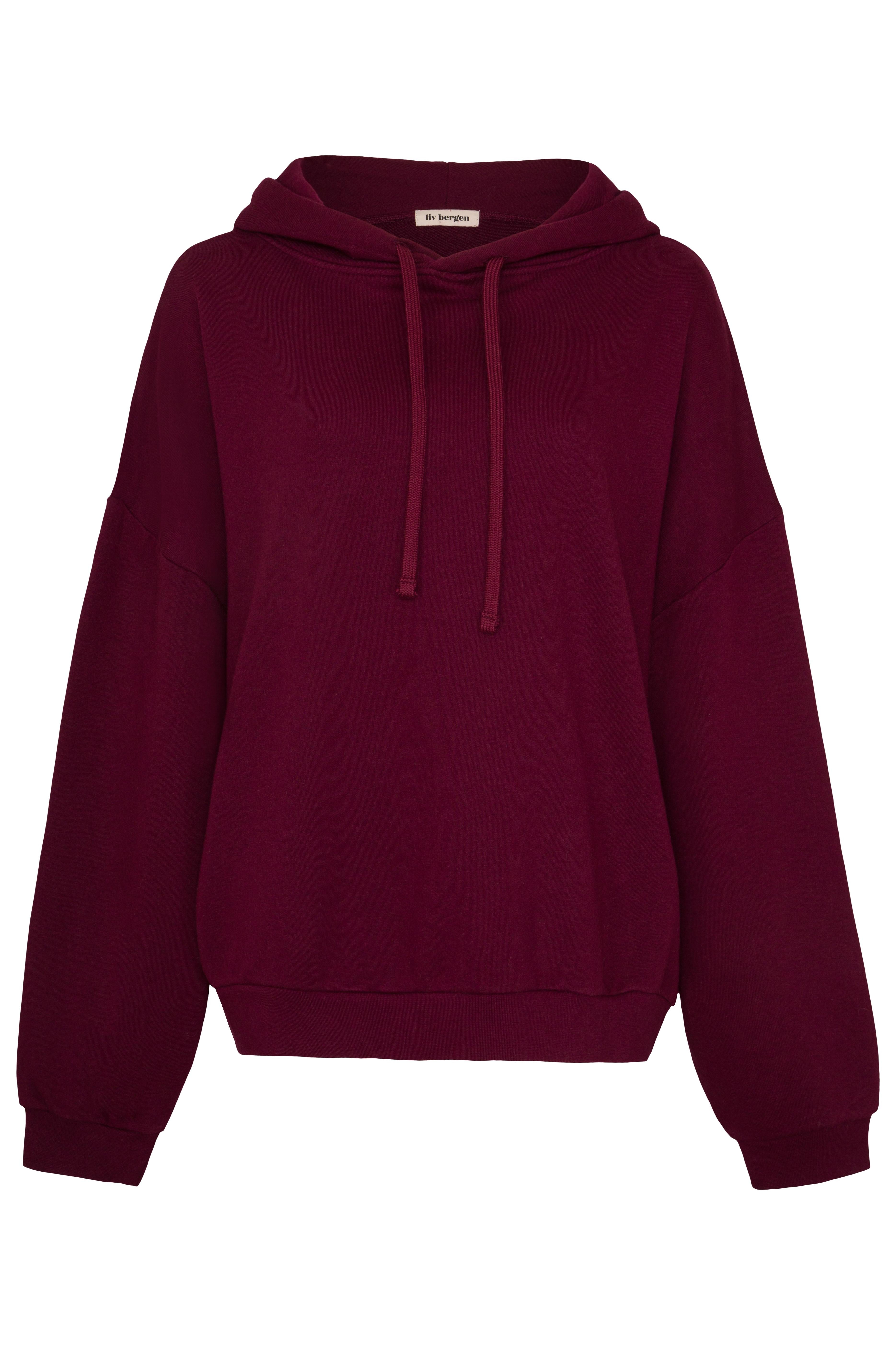 Liv Bergen Hoodie Come Bordeaux