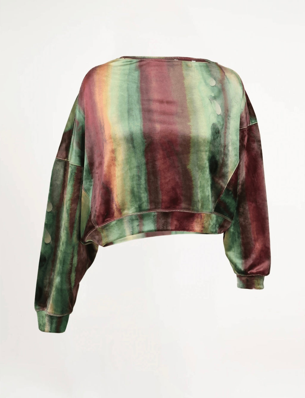 Love Joy Victory Velvet Cropped Sweatshirt Marti