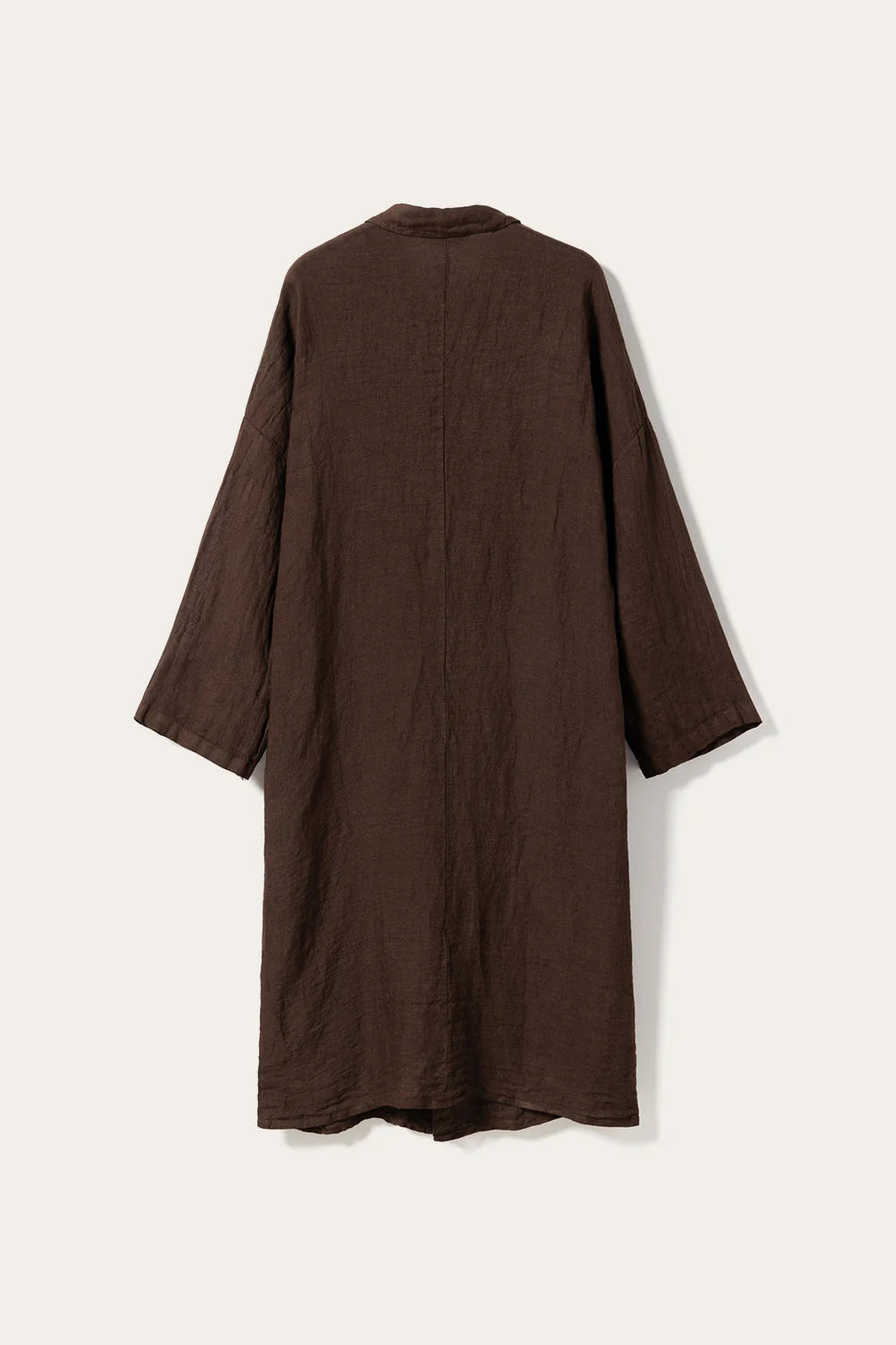 Noella N-Lorita Leinen Kleid Choclat braun