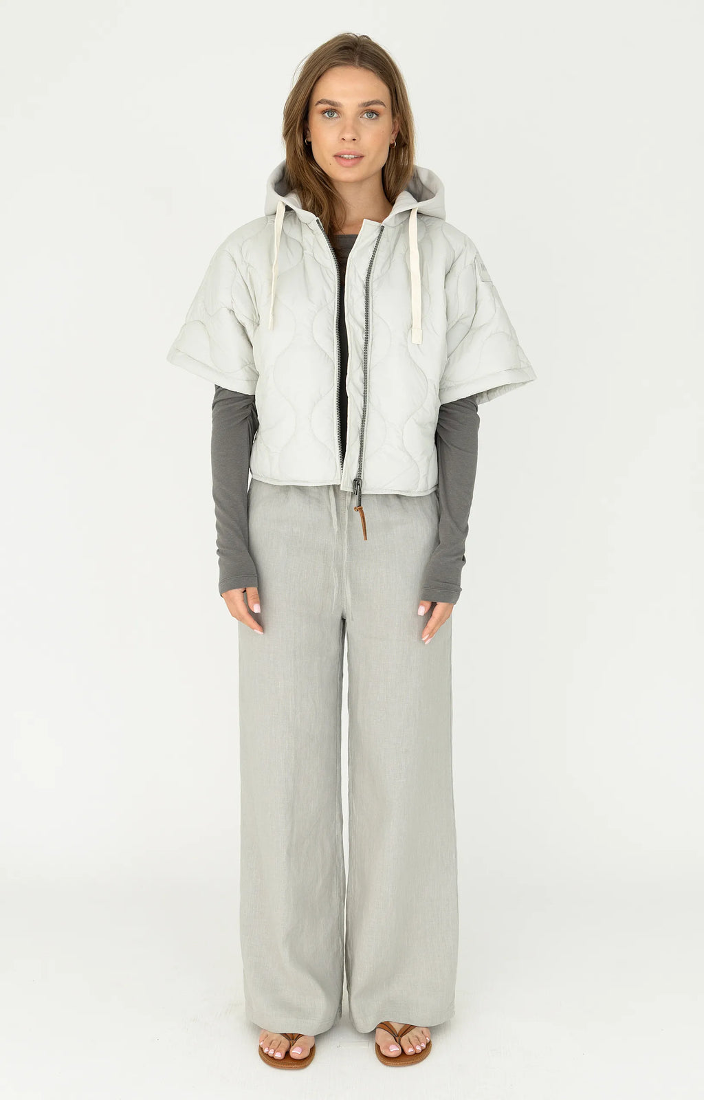 MSCW Moscow Jacke Tony Pearl solid ( hellgrau)