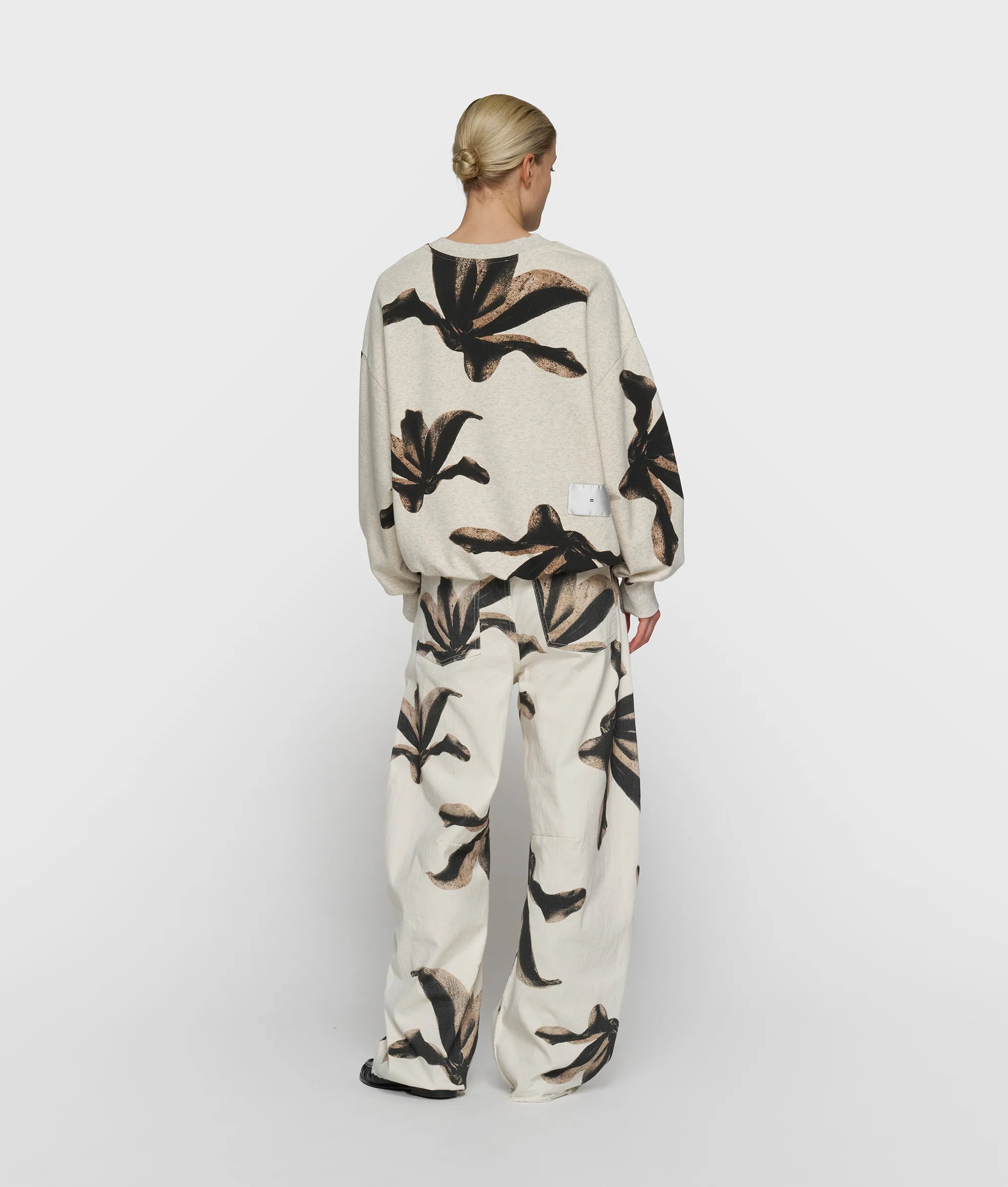 10 Days Sweater Flower Soft White Melee