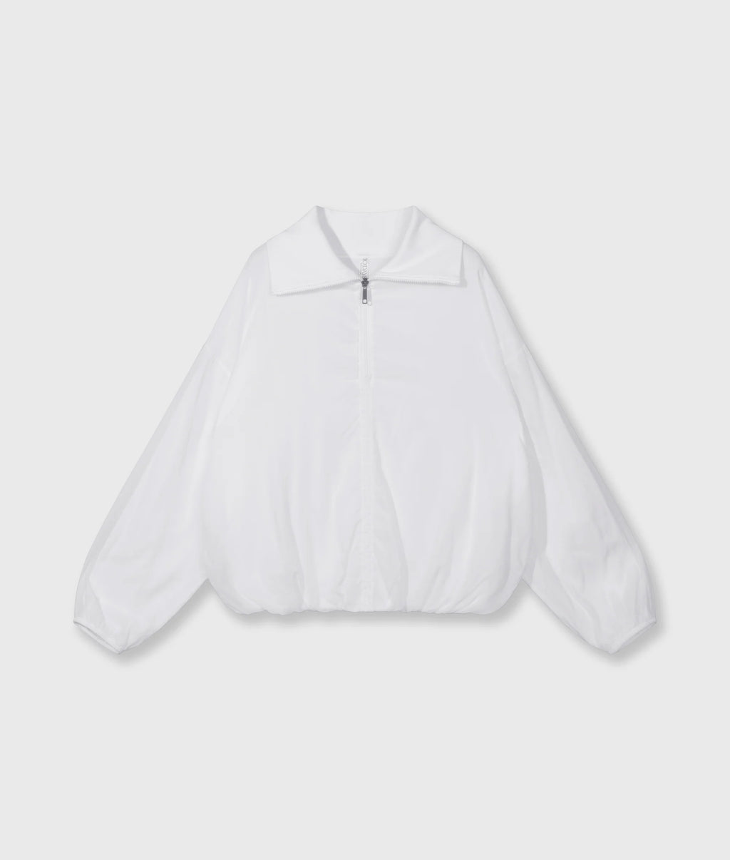10 Days Half Zip Balloon Top weiß