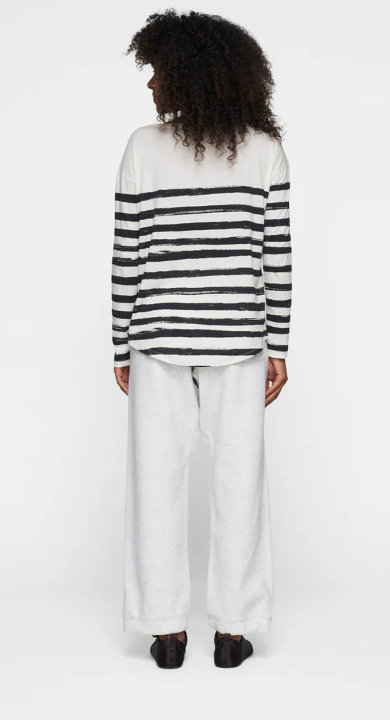 10 DAYS Longsleeve Tee Painted Stripes
