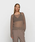 10 DAYS Slim Knit Sweater Moonrock