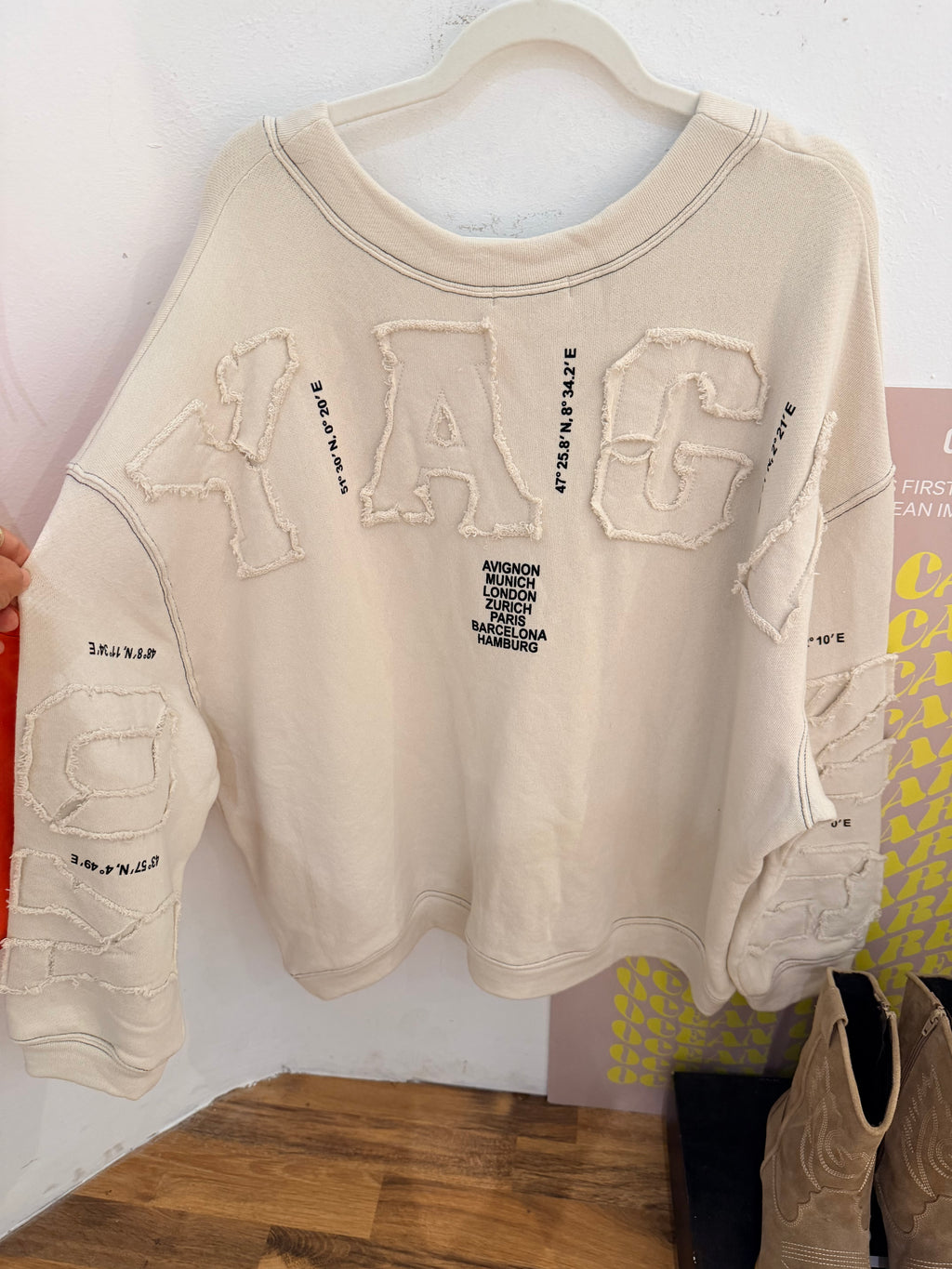 Liv Bergen Sky Voyaging Sweater Tofu