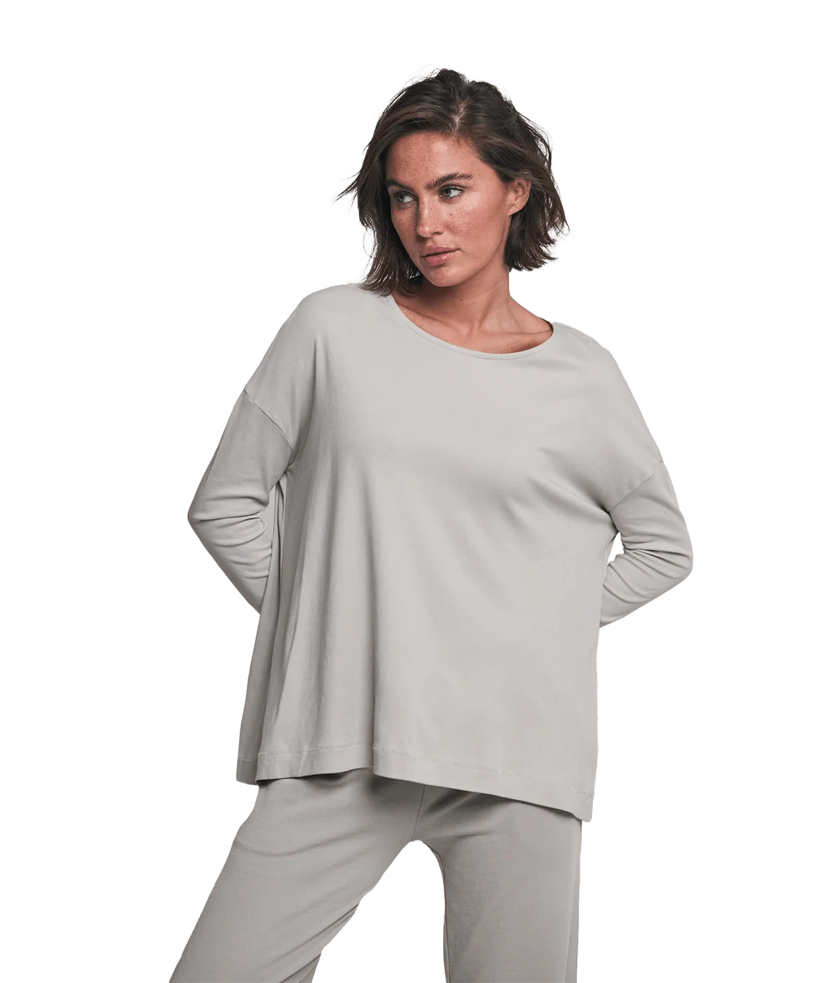 Love Joy Victory Langarmshirt Calla Grey