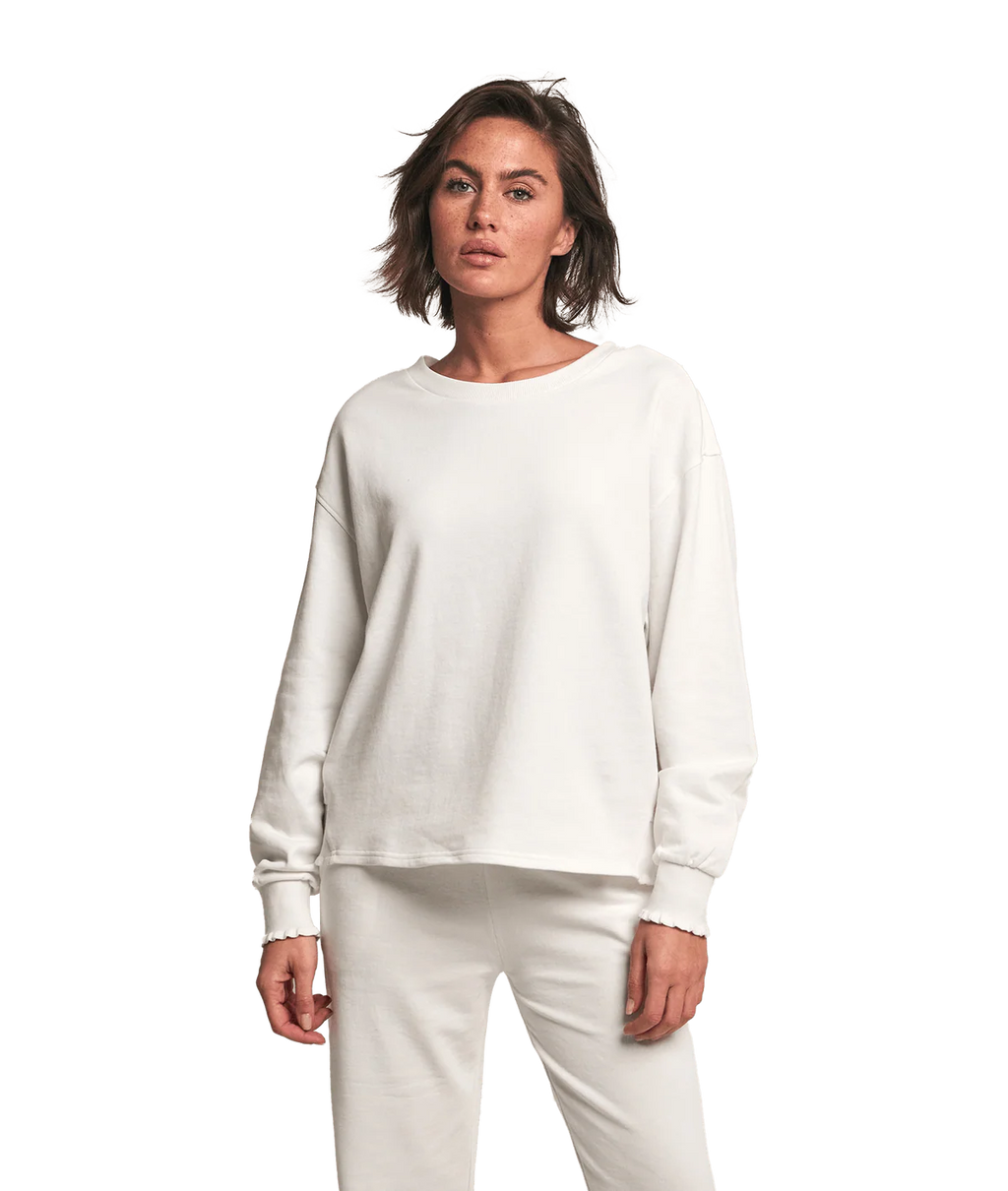 Love Joy Victory Sweatshirt Rose weiß