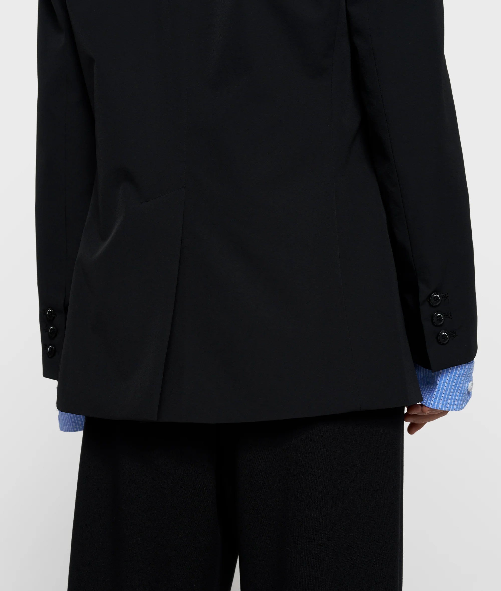 10 Days Travel Blazer mit doppeltem Ärmelaufschlag schwarz