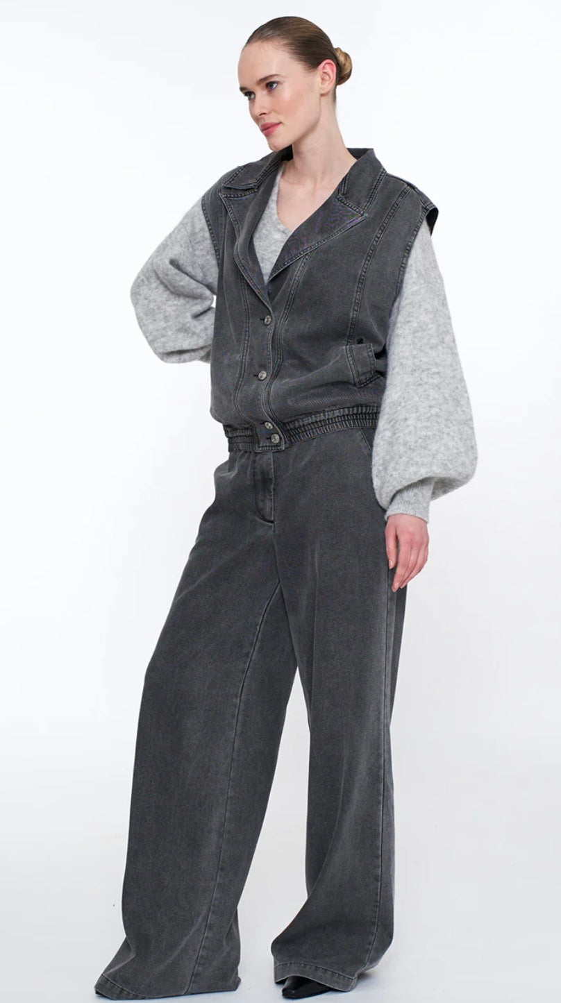 Simple The Brand Deux Sweater Grey Mel